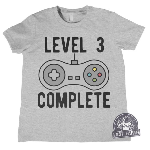Video Game Birthday Shirt Personalized Gamer Birthday Gifts for Boys Girls - Picture 2 of 2